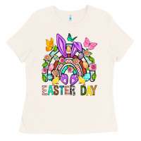 Bone Easter Day Rainbow Ladies Tee - BundleAndBundleShop