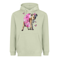 Matcha Baby Hyena With Tutu Heavyweight Hoodie - LillyAllenDesigns