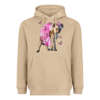Mushroom Baby Hyena With Tutu Heavyweight Hoodie - LillyAllenDesigns