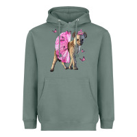 Sage Baby Hyena With Tutu Heavyweight Hoodie - LillyAllenDesigns