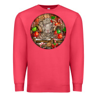 Cardinal Christmas Merino Wool Sheep Premium Sweatshirt - LillyAllenDesigns