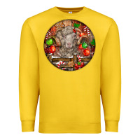 Lemon Christmas Merino Wool Sheep Premium Sweatshirt - LillyAllenDesigns