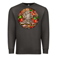 Smoke Christmas Merino Wool Sheep Premium Sweatshirt - LillyAllenDesigns