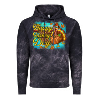 Cloud Black Happy Turkey Day Vintage Hoodie - texasbilliewilder