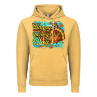 Vintage Mustard Happy Turkey Day Vintage Hoodie - texasbilliewilder