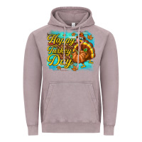 Vintage Zinc Happy Turkey Day Vintage Hoodie - texasbilliewilder