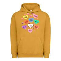 Pigment Peanut Butter womens valentine candy heart valentines day vneck Urban Hoodie - tuanDangUi