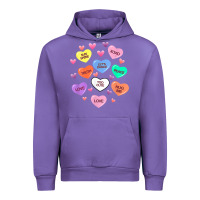 Tulip womens valentine candy heart valentines day vneck Urban Hoodie - tuanDangUi