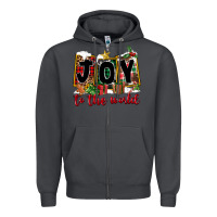 Smoke Joy To The World Zipper Hoodie - FaDigitalArtStudio