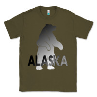Army Green Alaska Bear Classic Tee - Bettercallsaul