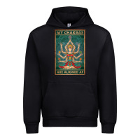 Black my chakras are aligned af vintage yoga meditation Urban Hoodie - tuanDangUi