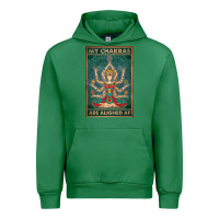 Emerald my chakras are aligned af vintage yoga meditation Urban Hoodie - tuanDangUi