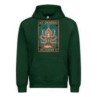 Forest Green my chakras are aligned af vintage yoga meditation Urban Hoodie - tuanDangUi