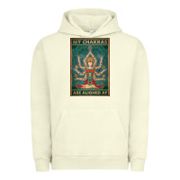 Pigment Pistachio my chakras are aligned af vintage yoga meditation Urban Hoodie - tuanDangUi