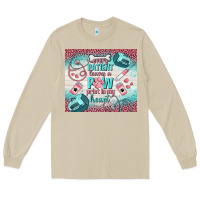 Mushroom every patient leaves a paw print in my heart Long Sleeve Tee - TumblerDesignByShophia