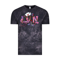 Cloud Black valentines day lvn Vintage Tee - RanaPortraitStore