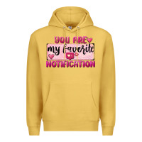 Antique Gold You Are My Favorite Notification Premium Hoodie - FaDigitalArtStudio