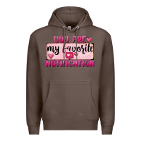 Coffee You Are My Favorite Notification Premium Hoodie - FaDigitalArtStudio