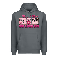 Rock You Are My Favorite Notification Premium Hoodie - FaDigitalArtStudio