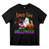 Black long live halloween Heavy Core Tee - NancyCooperArtShop