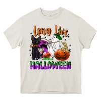 Cream long live halloween Heavy Core Tee - NancyCooperArtShop