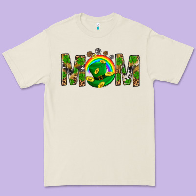 Western Mom With Shamrock Premium Tee Designed By Bundleandbundleshop