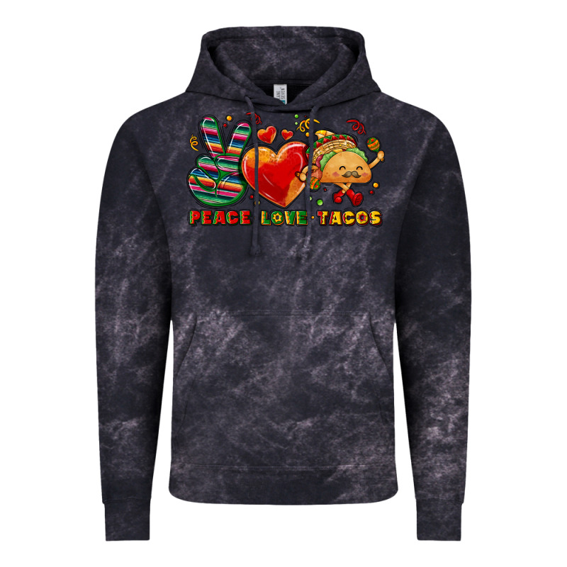 Peace Love Tacos Vintage Hoodie by NancyCooperArtShop | Teevron