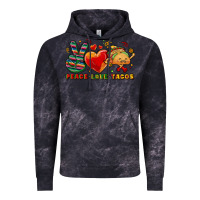 Cloud Black Peace love tacos Vintage Hoodie - NancyCooperArtShop