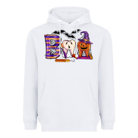 White dental boo halloween Heavyweight Hoodie - LillyAllenDesigns