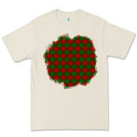 Bone Christmas Tartan Patch Premium Tee - BundleAndBundleShop