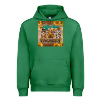 Emerald coffee time gnomies mug coaster Urban Hoodie - BarkalooDesign