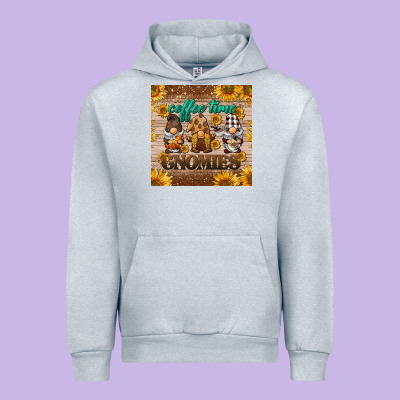 Coffee Time Gnomies Mug Coaster Urban Hoodie Designed By Barkaloodesign
