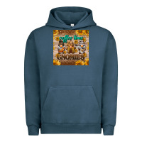 Pigment Midnight Navy coffee time gnomies mug coaster Urban Hoodie - BarkalooDesign