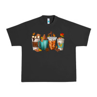 Pigment Black Thankful Coffee Cups Urban Heavy Tee - texasbilliewilder