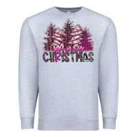 Heather Grey Merry Christmas Premium Sweatshirt - SublimationCraftShop