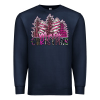 Navy Merry Christmas Premium Sweatshirt - SublimationCraftShop
