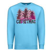 Ocean Blue Merry Christmas Premium Sweatshirt - SublimationCraftShop