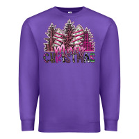 Purple Merry Christmas Premium Sweatshirt - SublimationCraftShop