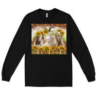 Black goats Long Sleeve Tee - TumblerDesignByShophia