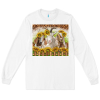 White goats Long Sleeve Tee - TumblerDesignByShophia