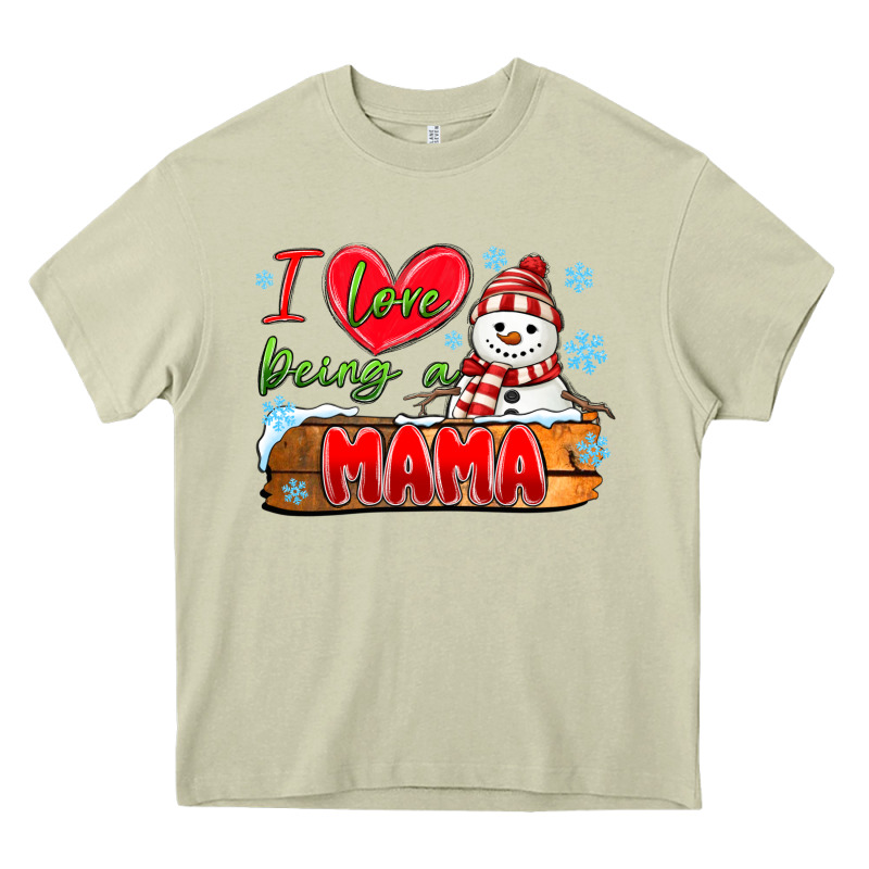 I Love Being A Mama Heavy Core Tee by MaliasSmallBusiness | Teevron