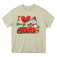 Mossy i love being a mama Heavy Core Tee - MaliasSmallBusiness