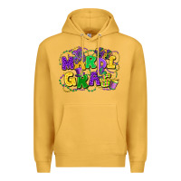 Mustard mardi gras Premium Hoodie - FaDigitalArtStudio