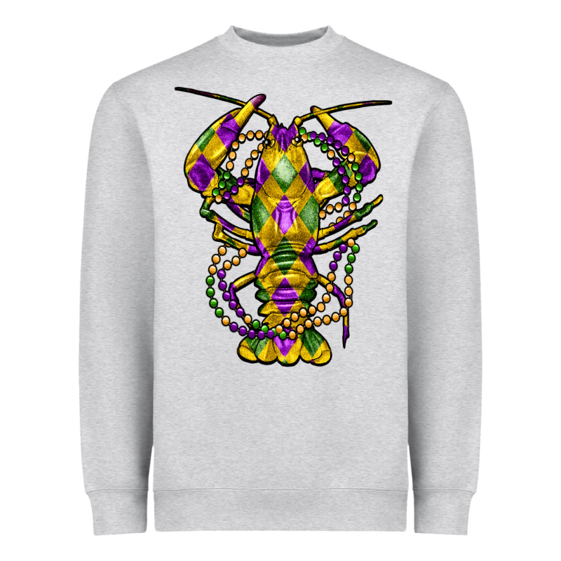 Mardi Gras Crawfish Heavyweight Sweatshirt by FaDigitalArtStudio | Teevron