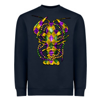 Navy mardi gras crawfish Heavyweight Sweatshirt - FaDigitalArtStudio