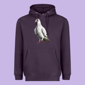 Dove Heavyweight Hoodie Designed By Lillyallendesigns