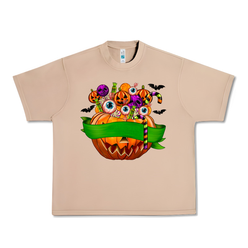 Personalized Boy Halloween Candy Urban Heavy Tee by texasbilliewilder | Teevron