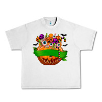 Lunar Rock Personalized Boy Halloween Candy Urban Heavy Tee - texasbilliewilder