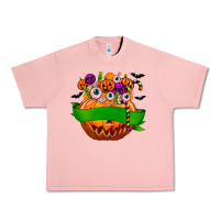 Salmon Personalized Boy Halloween Candy Urban Heavy Tee - texasbilliewilder