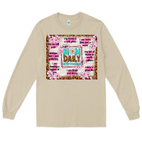 Mushroom mom daily affirmation Long Sleeve Tee - TumblerDesignByShophia